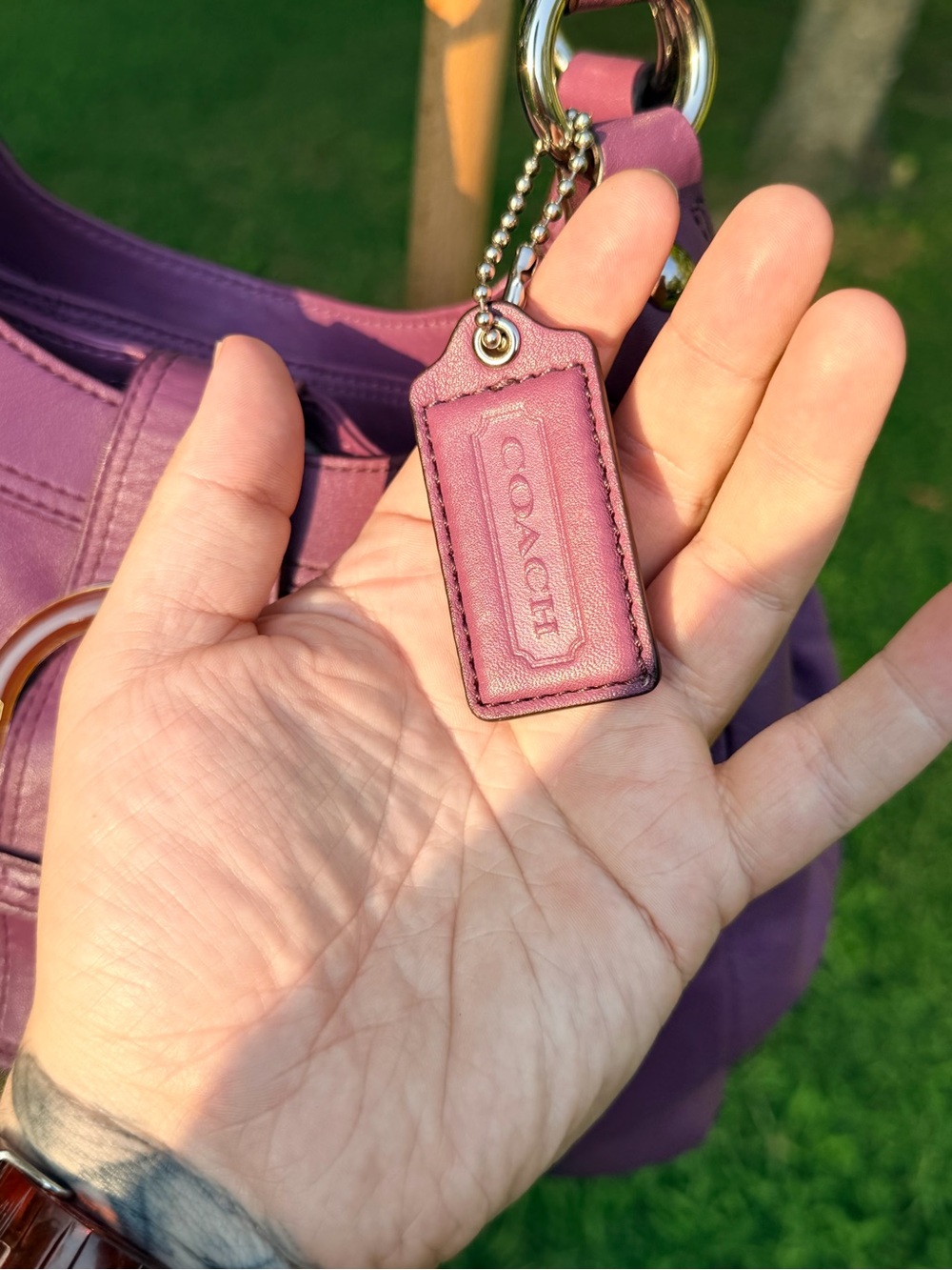 Coach Lavender Leather Soho F17129 Vintage - Picture 5 of 8